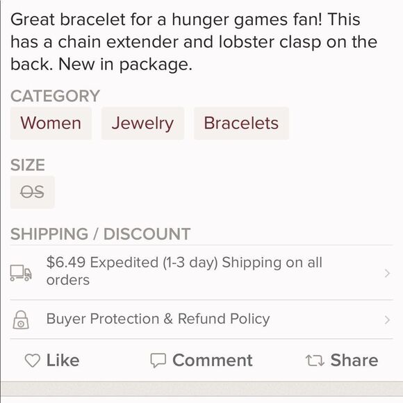 Cord Bracelet  - Picture 4 of 4